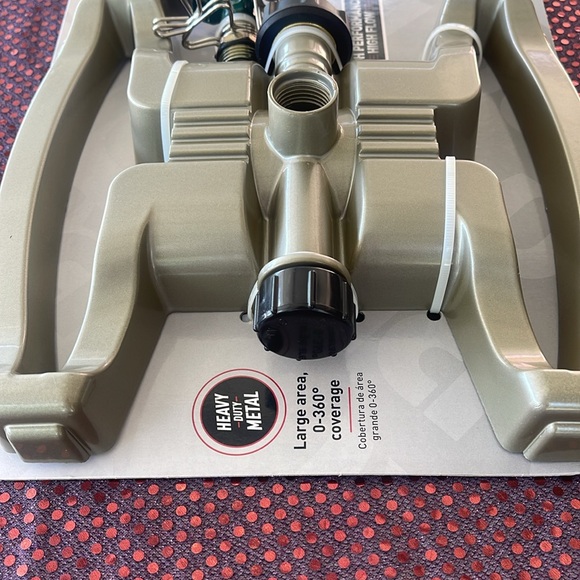 Orbit Pro Contractor Grade Lawn Sprinkler Metal Impact & Base 85' Area Coverage - Picture 5 of 5